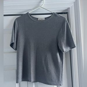 fred david sparkly top size small